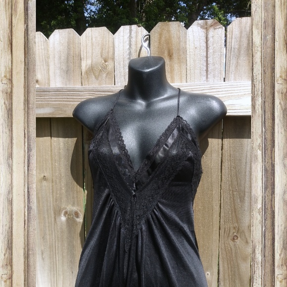 VINTAGE! 60s' Sexy Long Slit Slip